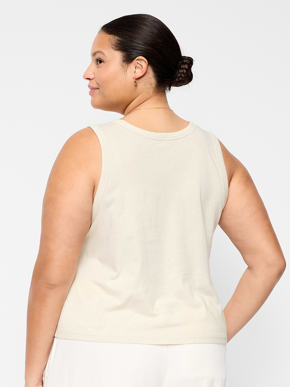 Camisole décontractée à encolure dégagée