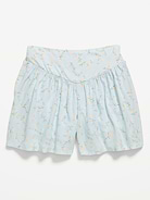 Image number 4 showing, Printed Pull-On Shorts for Girls