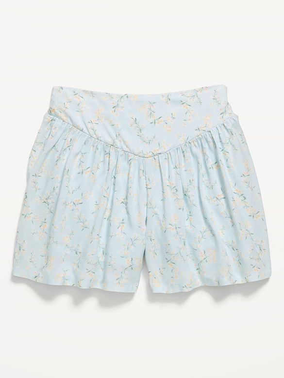 Short à motifs à taille extensible pour fille