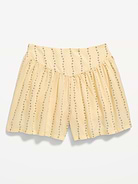 Image number 4 showing, Printed Pull-On Shorts for Girls