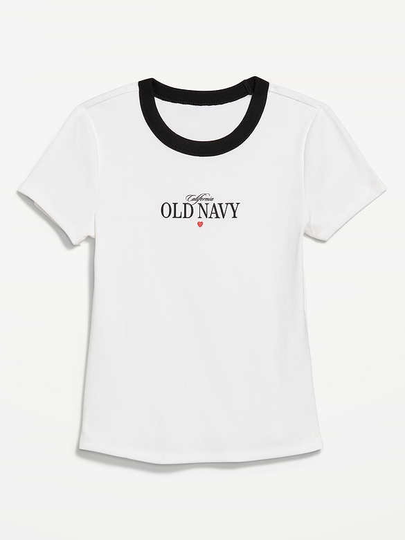 T-shirt court moulant