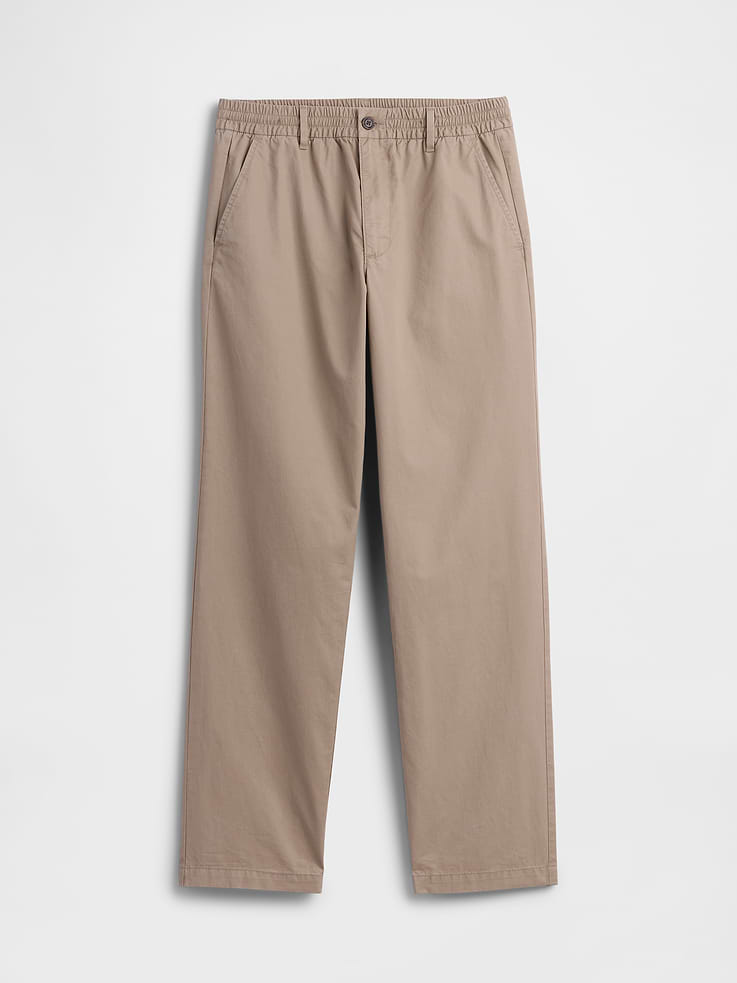 Image number 6 showing, Relaxed Pull-On Khakis