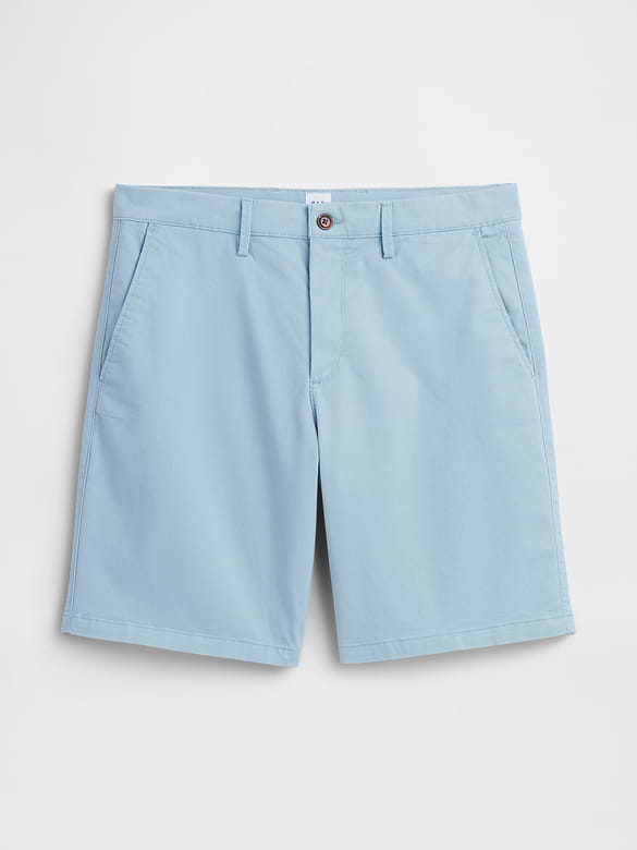 9" Essential Khaki Shorts
