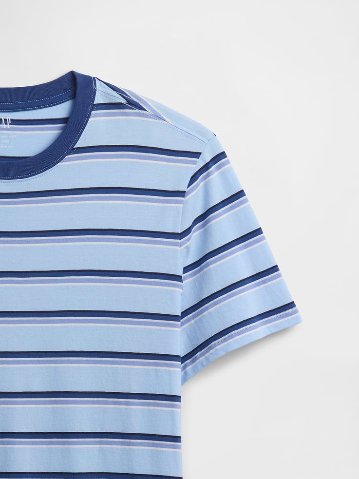 Image number 4 showing, Everyday Soft Stripe Crewneck T-Shirt