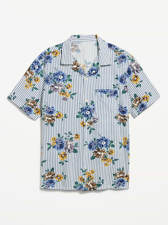 Chemise de vacances à manches courtes