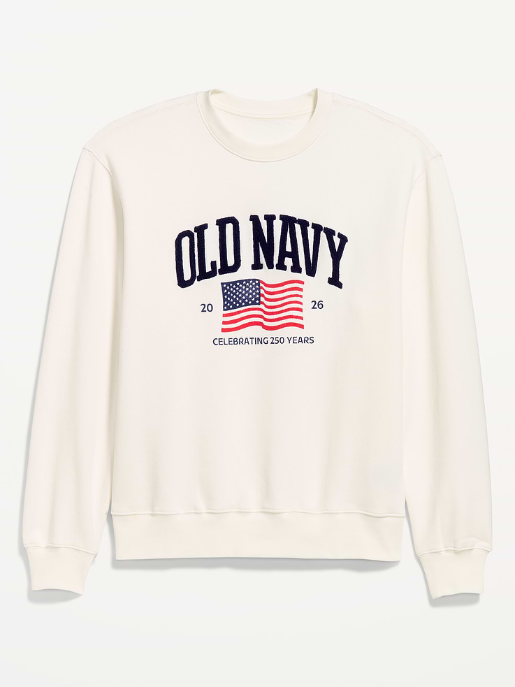 Image number 4 showing, Loose Logo-Graphic Crew-Neck Sweatshirt