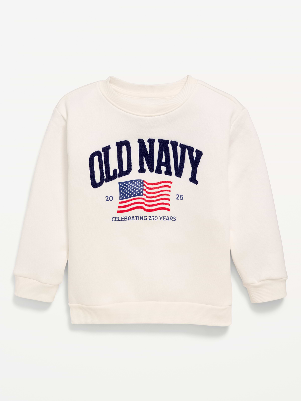Image number 1 showing, Oversized Flag Logo Graphic Sweatshirt for Toddler Boys