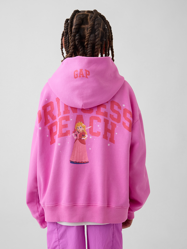Image number 3 showing, Kids Super Mario VintageSoft Relaxed Hoodie