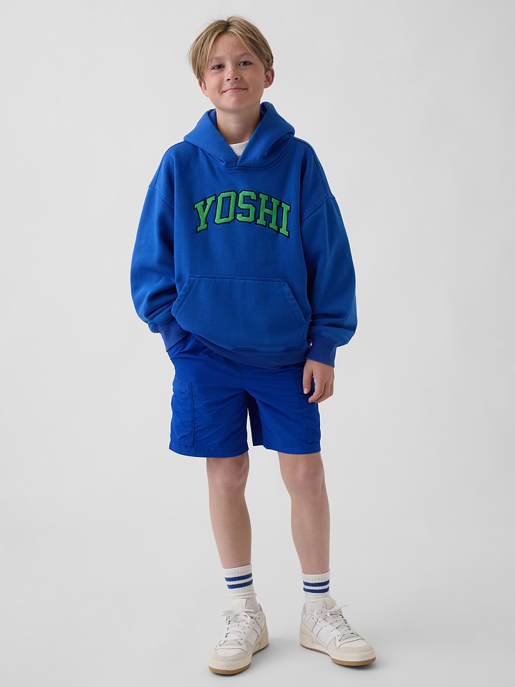 Image 4 of 5, Kids Super Mario VintageSoft Relaxed Hoodie