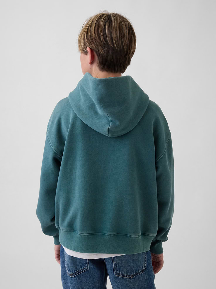 Image 3 of 5, Kids VintageSoft Relaxed Logo Hoodie