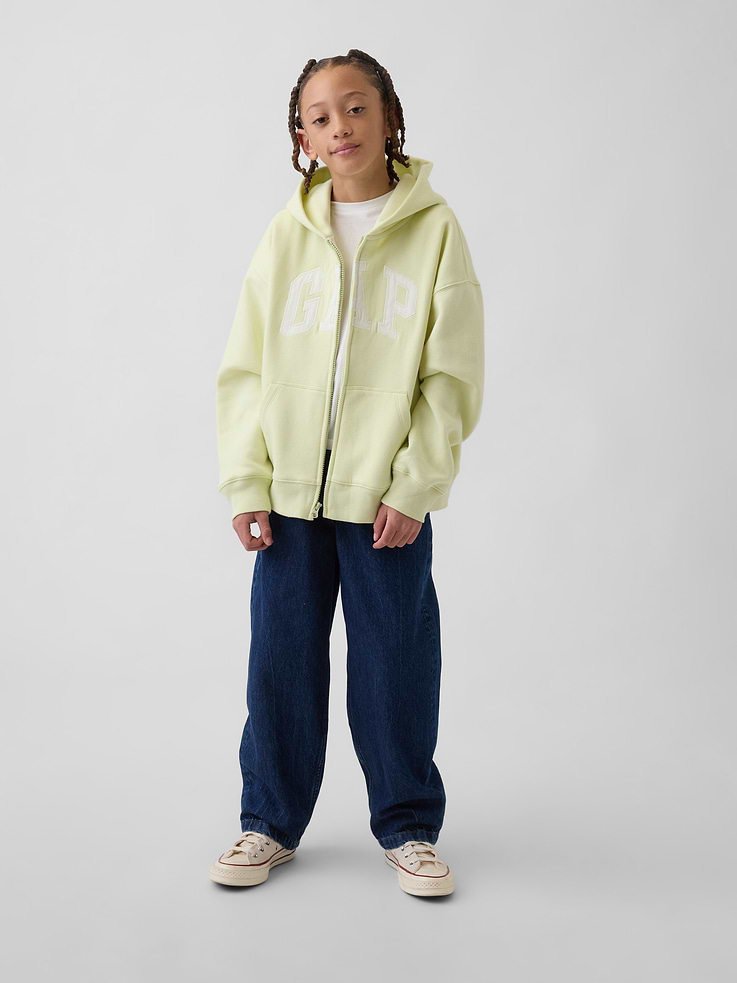 Image number 4 showing, Kids VintageSoft Logo Zip Hoodie