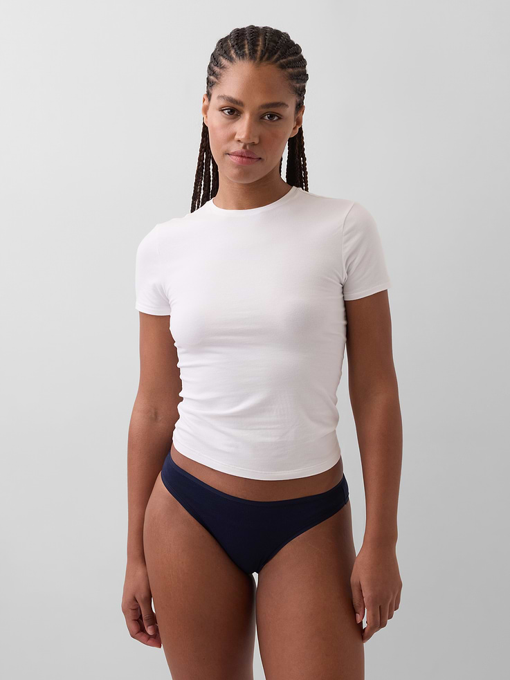 Image number 1 showing, Organic Stretch Cotton Cheeky