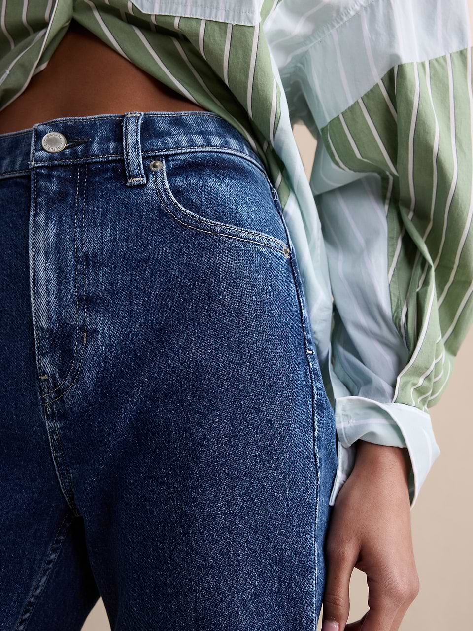 High-Rise 90S Straight Jean | Banana Republic