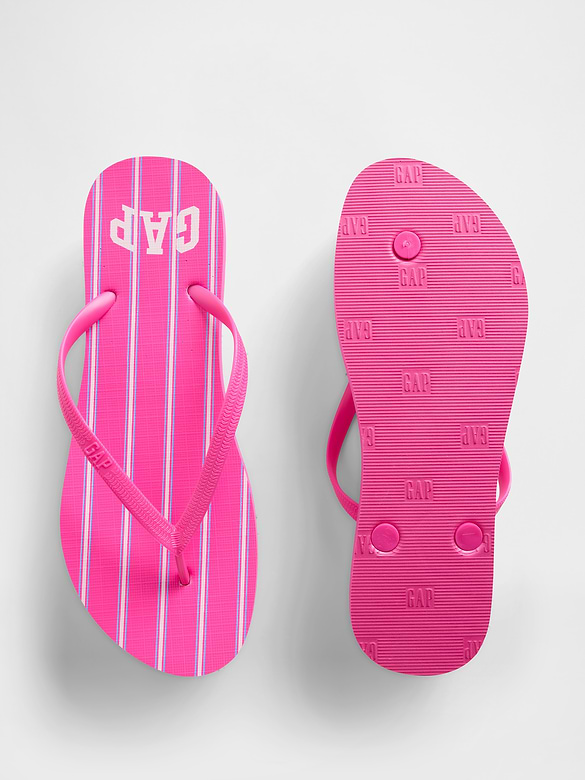 Gap Logo Flip Flops