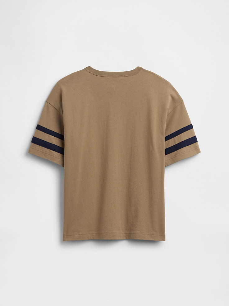 Image number 2 showing, Kids Everyday Soft Boxy Stripe T-Shirt