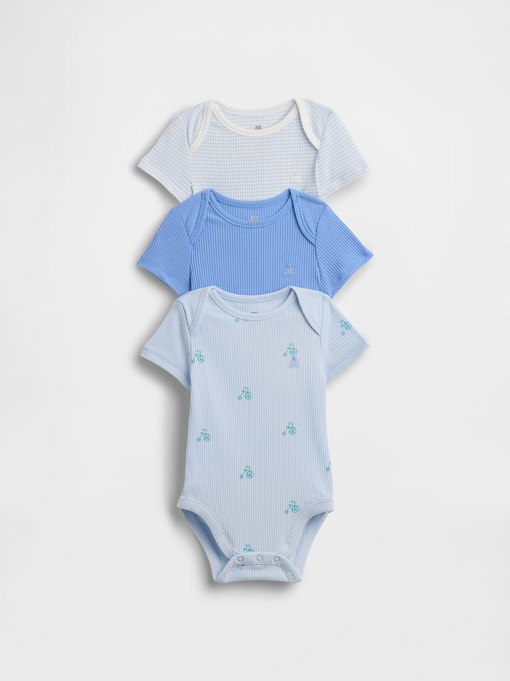 Image number 1 showing, Baby First Favorites TinyRib Bodysuit (3-Pack)