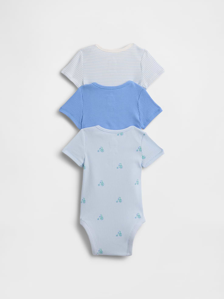 Image number 2 showing, Baby First Favorites TinyRib Bodysuit (3-Pack)