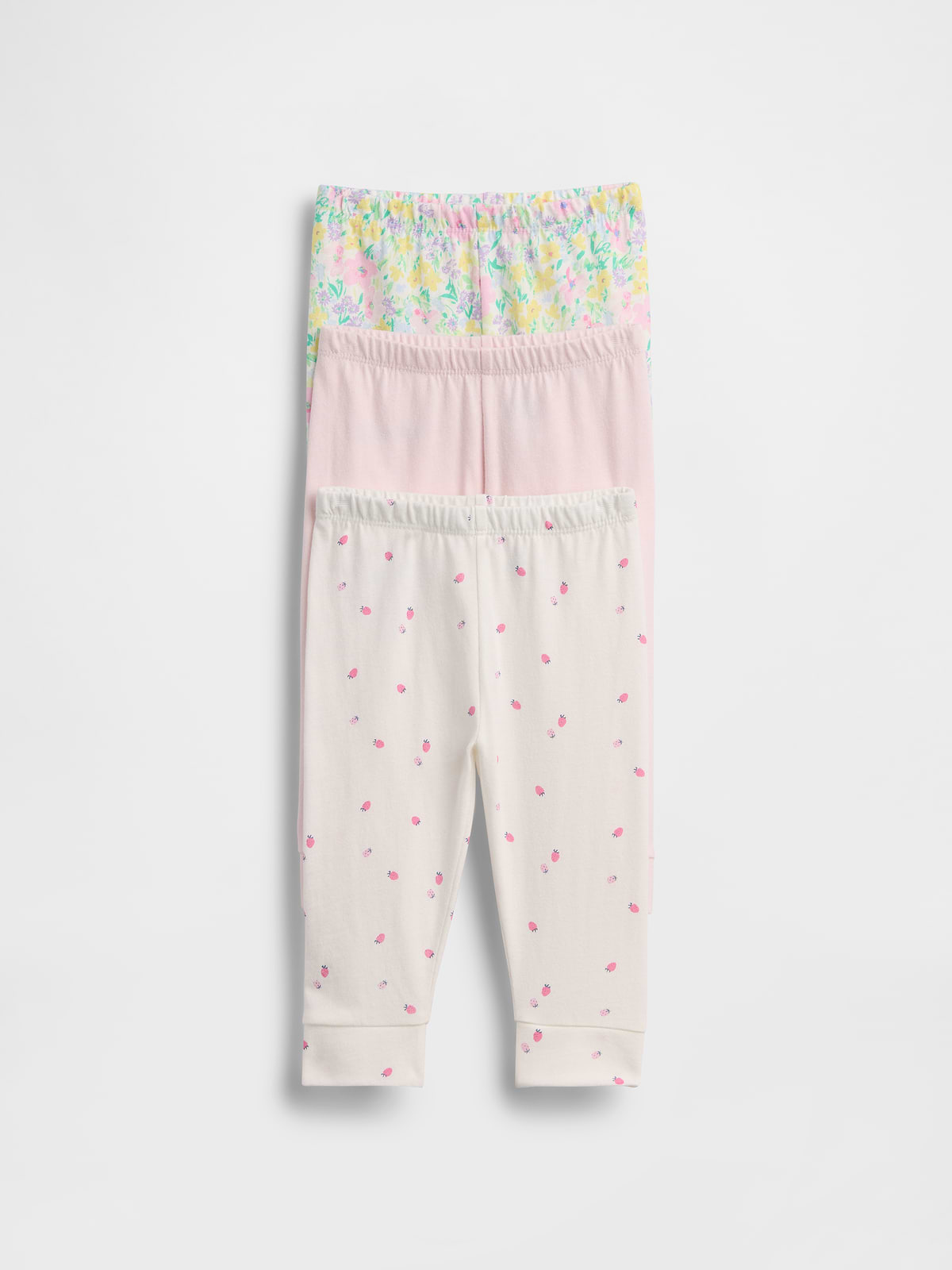 Baby First Favorites Organic Cotton Pull-On Pants (3-Pack)