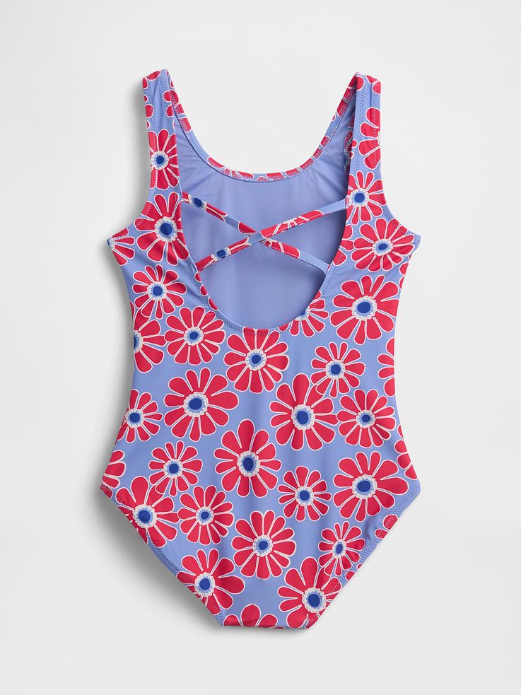 Image 2 de 3, Maillot de bain une-pièce à dos croisé pour Enfant