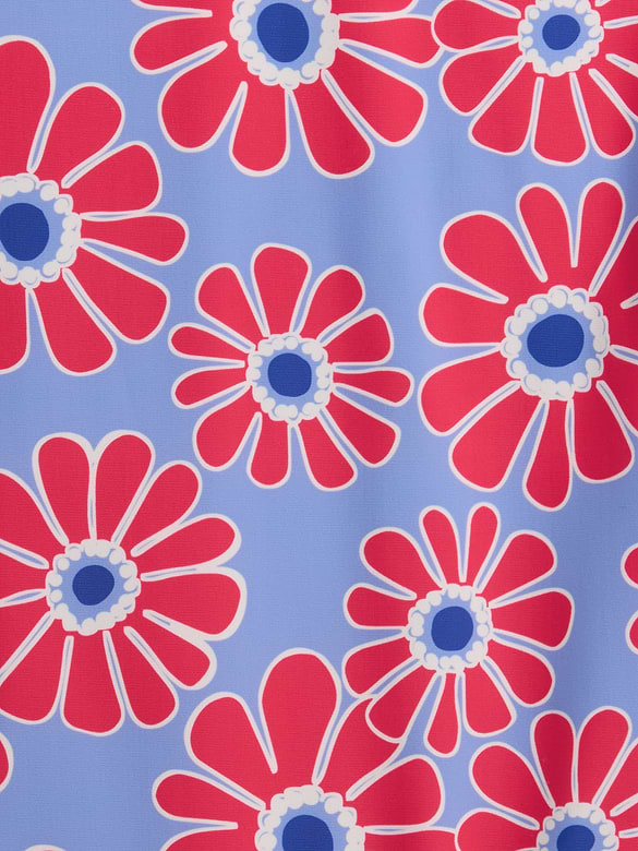 Kids Cross-Back One-Piece Swimsuit