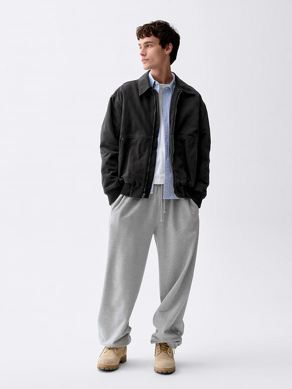 Canvas Bomber Jacket