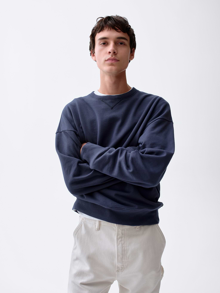 Image number 8 showing, Adult Heavyweight French Terry Oversized Sweatshirt