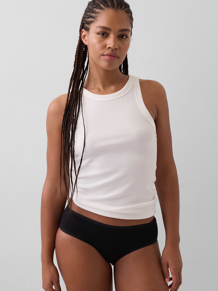 Image number 1 showing, Organic Stretch Cotton Hipster
