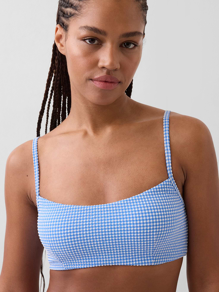 Image number 3 showing, Scoop-Neck Rib Bikini Top