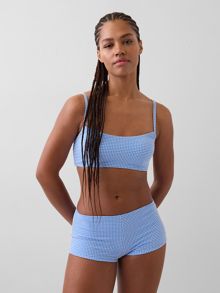 Image number 1 showing, Scoop-Neck Rib Bikini Top