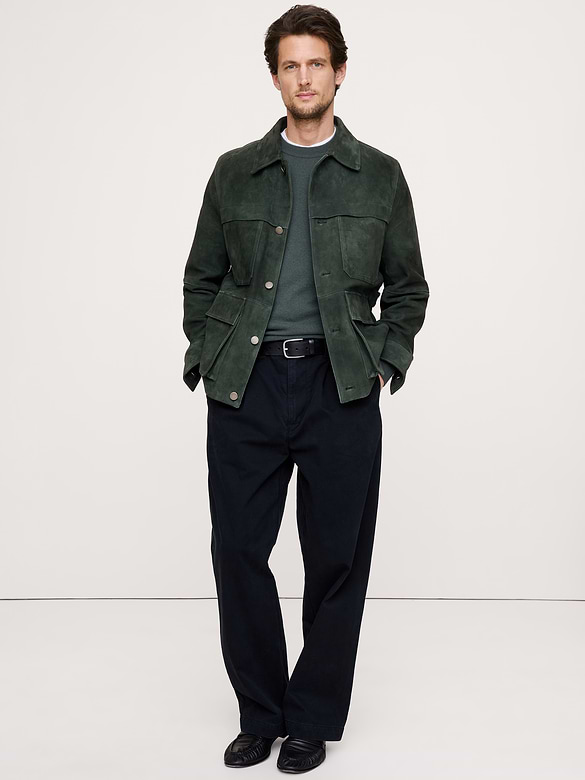 Suede Field Jacket