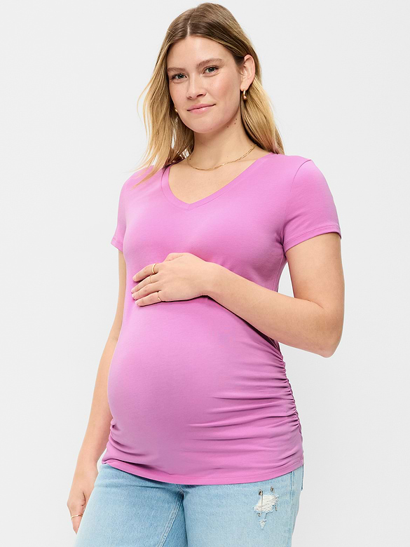 Maternity V-Neck T-Shirt