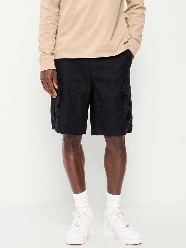 Image number 2 showing, 90's Loose Lived-In Cargo Shorts -- 10-inch inseam