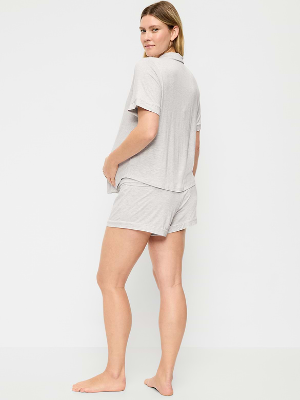 Maternity Classic Pajama Short Set