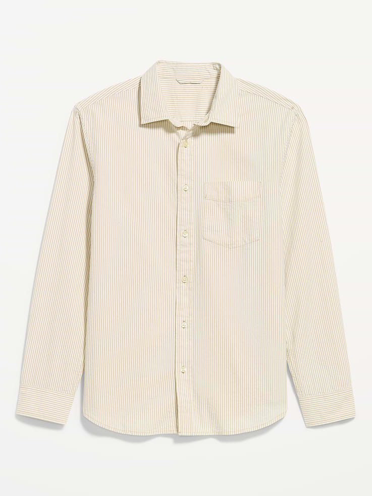 Image number 4 showing, Long-Sleeve Seersucker Striped Pocket Shirt