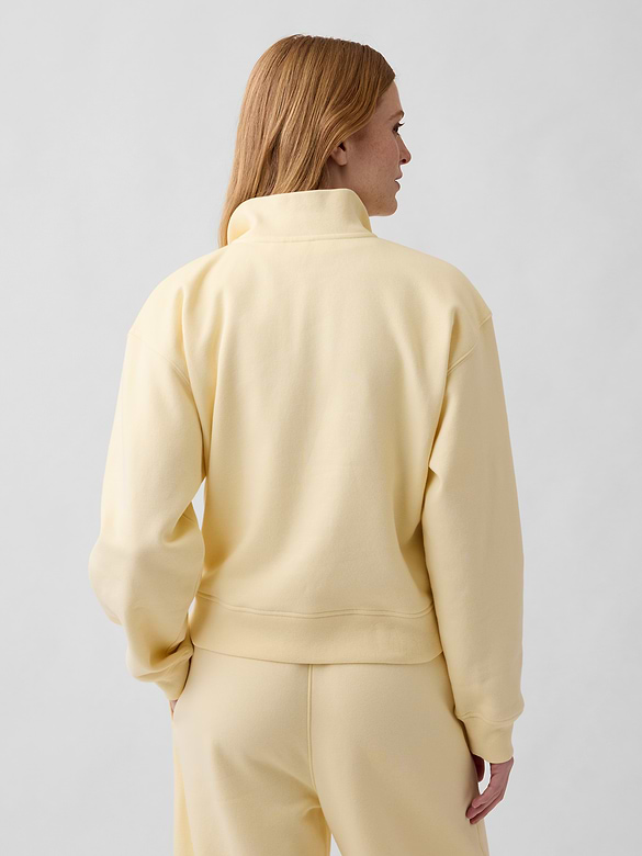 Relaxed Fleece Half-Zip Sweatshirt