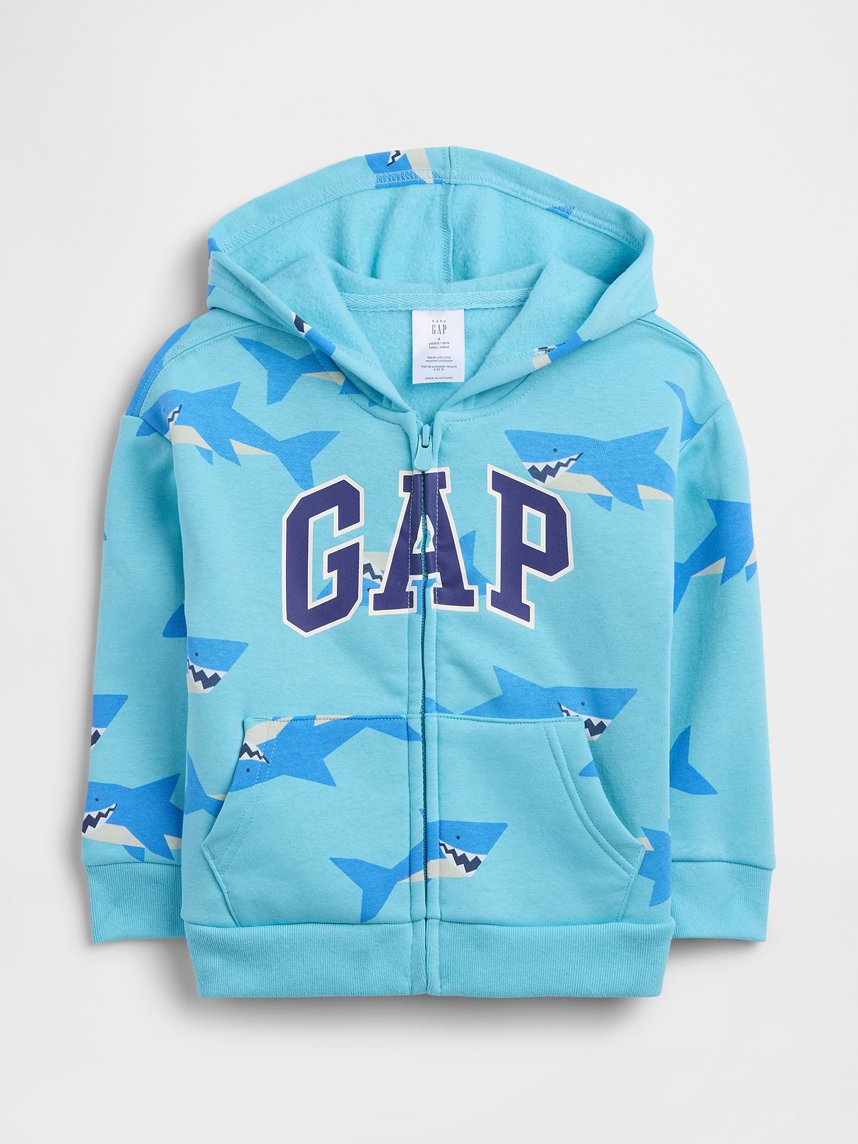 babyGap Relaxed Logo Zip Hoodie | Gap Factory
