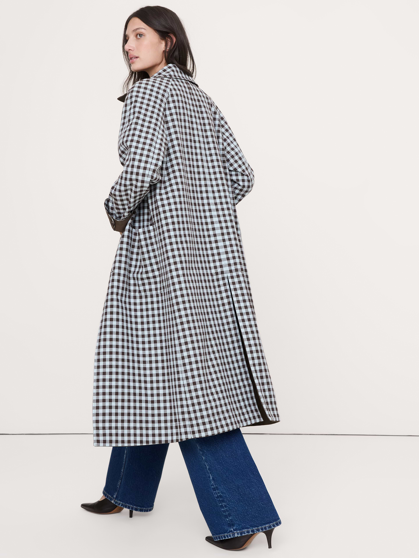 Image number 4 showing, Reversible Cotton Car Coat