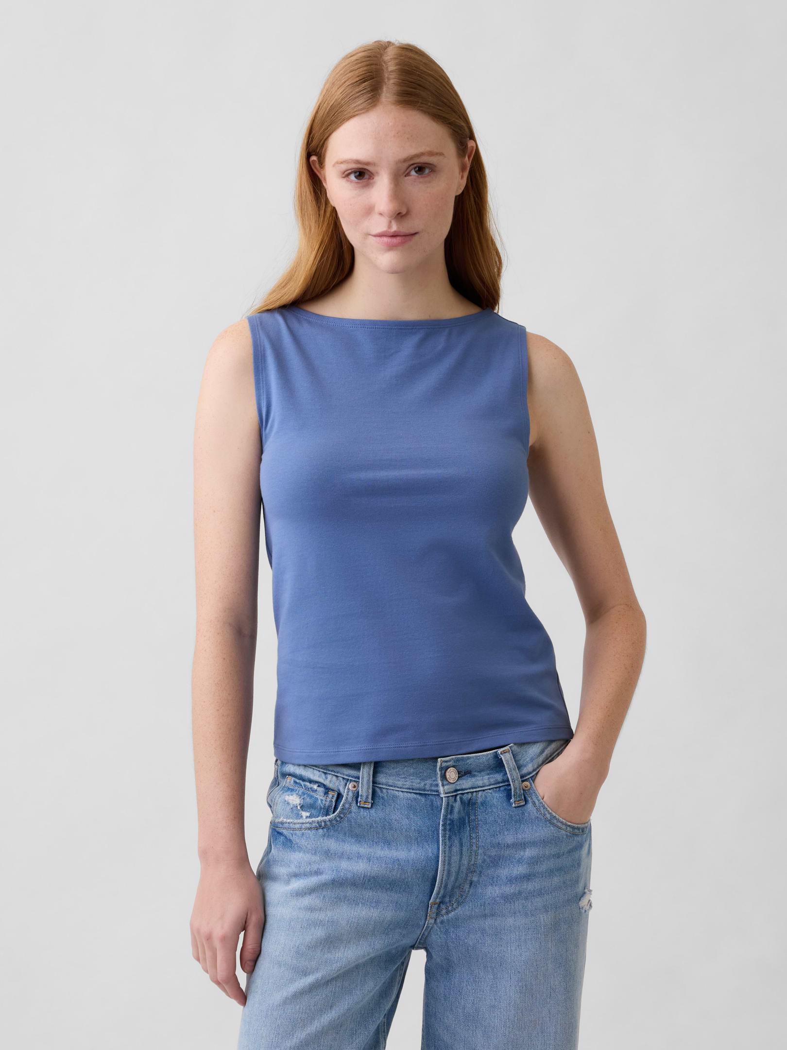Boatneck Tank Top | Gap Factory