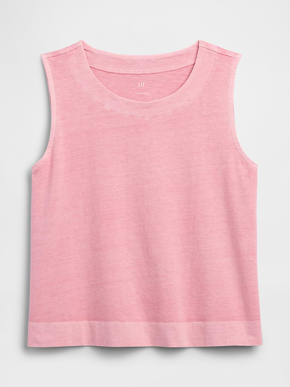 Crewneck Shell Tank Top