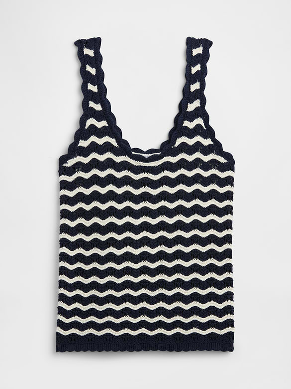 Crochet Scoopneck Tank Top