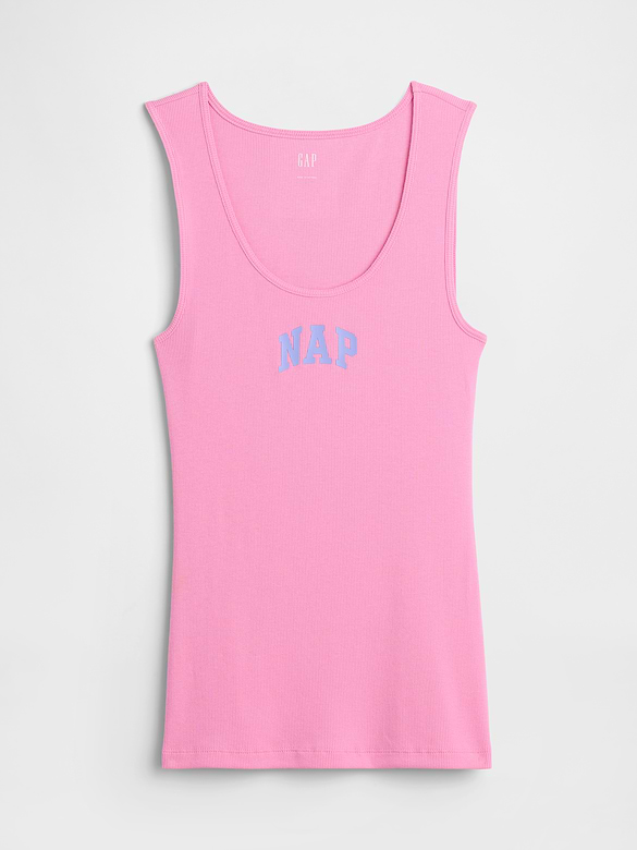 Gap Logo Ribbed Tank Top