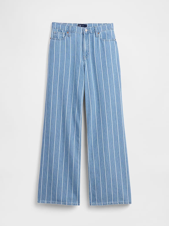 Mid Rise Soft Wide-Leg Jeans