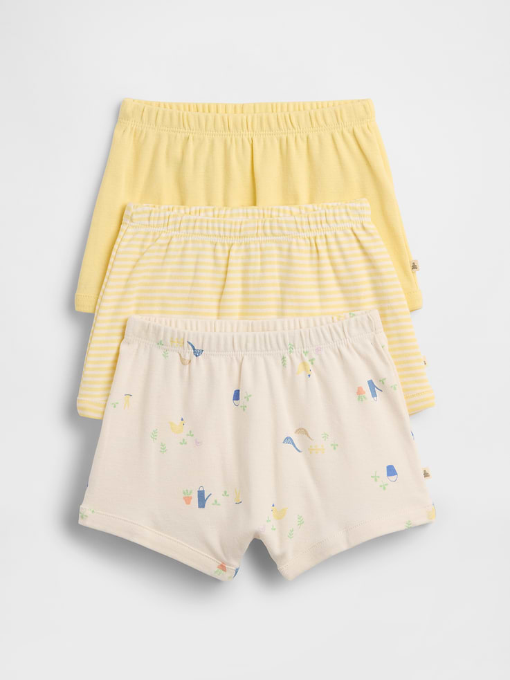 Image number 1 showing, Baby Pull-On Shorts (3-Pack)