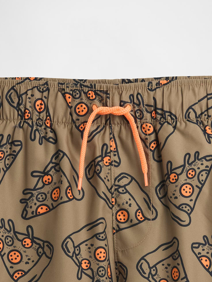 Image number 3 showing, Kids 5" Recycled Swim Trunks