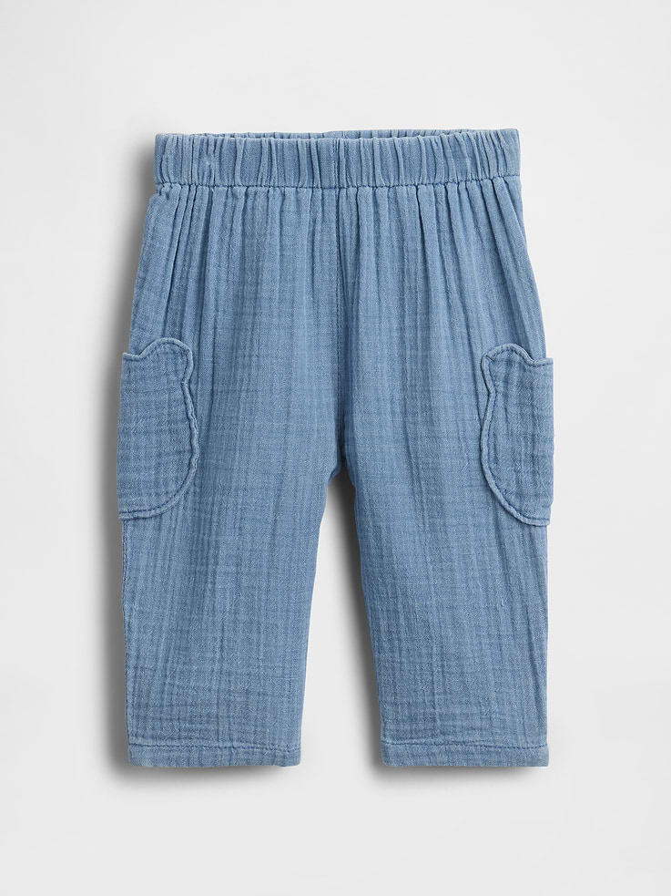 Image number 1 showing, Baby Cotton Gauze Brannan Bear Pants