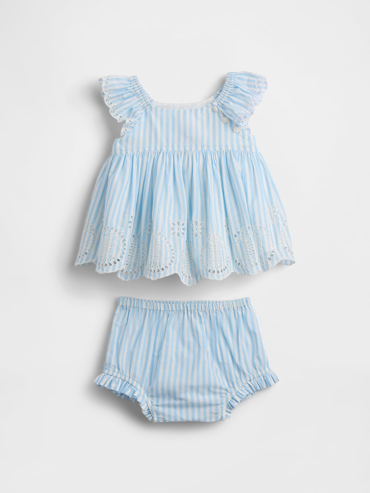Baby Eyelet Outfit Set
