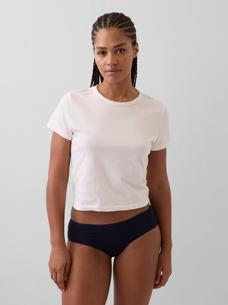Image number 1 showing, Organic Stretch Cotton Hipster