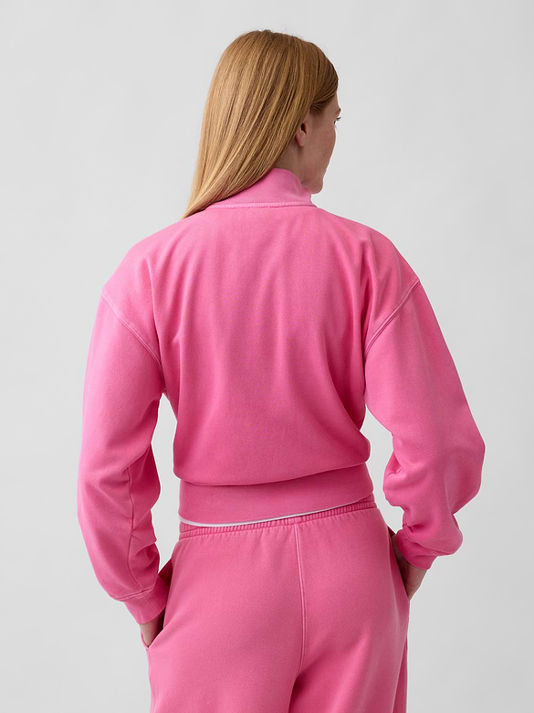 Relaxed Fleece Half-Zip Sweatshirt