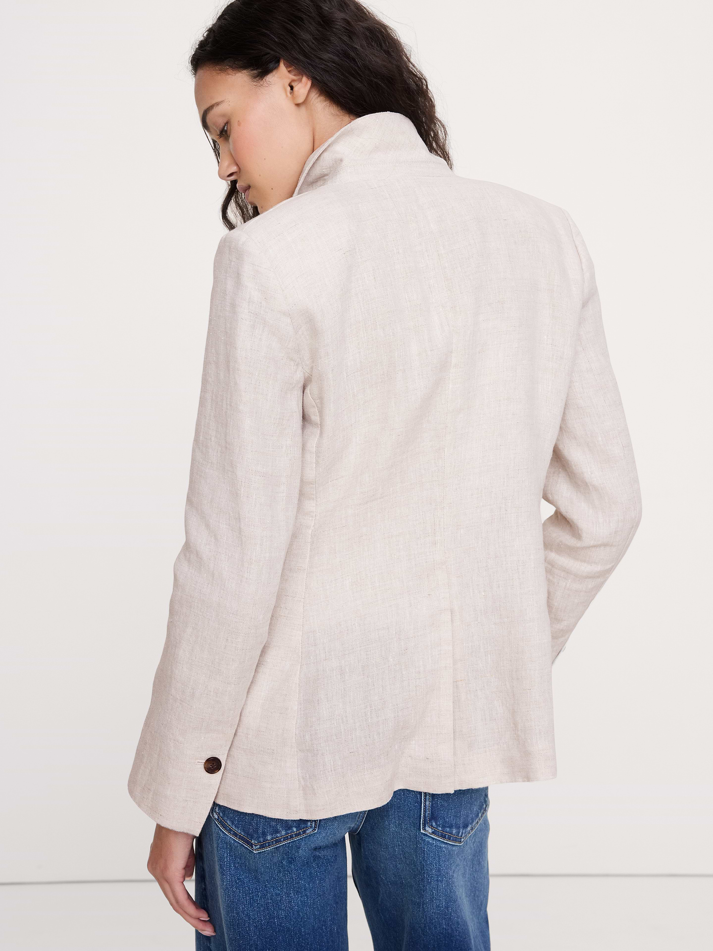 Image number 7 showing, Slim Linen Blazer