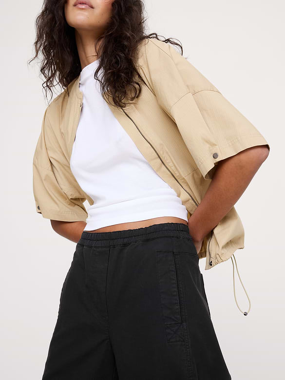 Mid-Rise Relaxed Painter Pull-On Pant